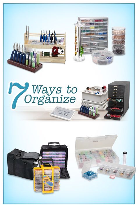 Organizing Beading Supplies, Beading Essentials, Bead Organizing, Jewelry Tools Organization, Jewelry Supplies Organization, Jewelry Studio Organization, Jewelry Bench, Jewelry Basics, Diy Jewelry Making Tools