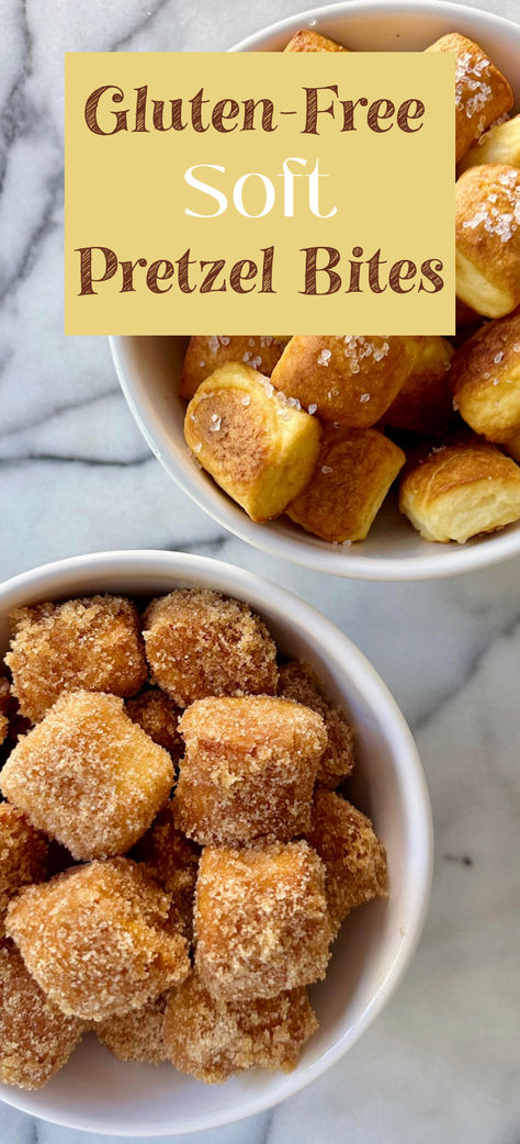 Gluten Free Soft Pretzels, Soft Pretzel Bites, Te Chai, Gluten Free Pretzels, Dairy Free Snacks, Easy Gluten Free Desserts, Cookies Gluten Free, Gluten Free Appetizers, Soft Pretzel