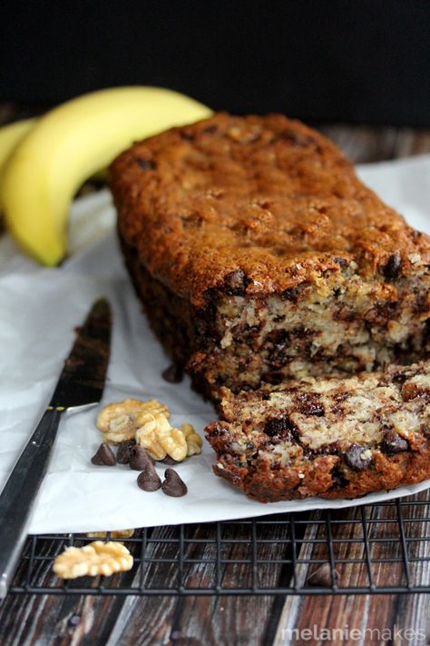 Chocolate Chip Walnut Banana Bread  ~  AND::: Menu Plan Monday ~ Oct 27/14 Chocolate Chip Walnut Banana Bread, Walnut Banana Bread, Chocolate Chip Bread, Banana Walnut, Chocolate Chip Banana, Banana Nut Bread, Nut Bread, Menu Plan, Chocolate Chip Banana Bread