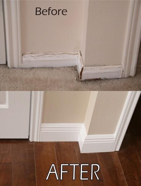 Casa Disney, Carpet Diy, Diy Home Repair, Home Upgrades, Home Repairs, Wood Flooring, Diy Home Improvement, Baseboards, Interior Door