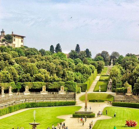 Boboli Gardens Florence, Boboli Gardens, Pitti Palace, Italian Gardens, Air Museum, Italian Garden, Art Science, Visit Italy, Art N Craft