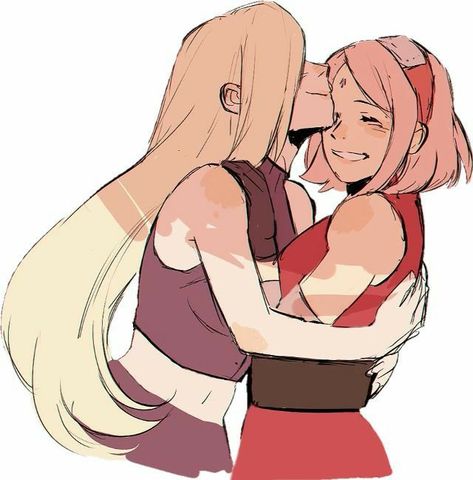 Ino And Sakura, Ino X Sakura, Naruto Tumblr, Ino Sakura, Ino Yamanaka, Naruto Couples, Kushina Uzumaki, Naruto Ships, Naruto Ship