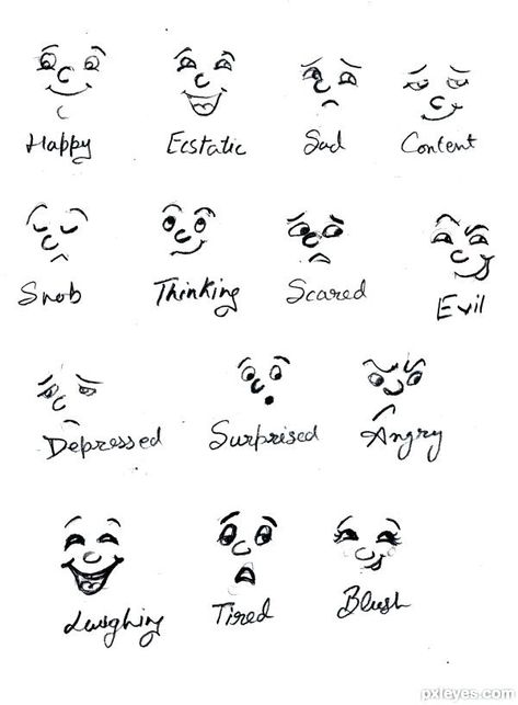 How To Draw Cartoon Eyes And Face Worried Face, Sketch Tips, Easy Cartoon, Traditional Drawing, Realistic Eye Drawing, Cartoon Drawings Of People, Drawing Face Expressions, Plan Image, Cartoon Drawings Of Animals