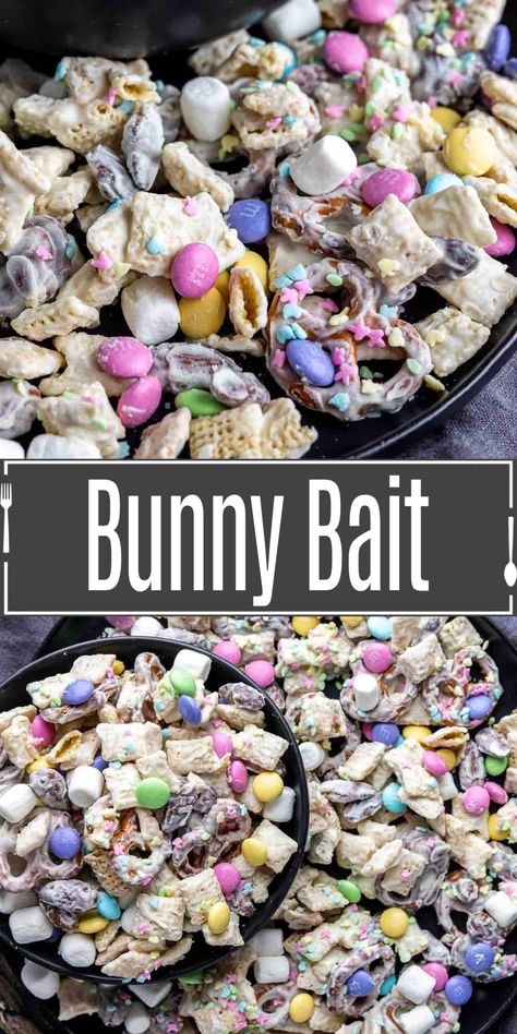 Easter Puppy Chow, Easy Easter Snacks, Easter Snack Mix, Easy Ham Recipes, Dessert For Easter, Sweet Snack Mix, Chocolate Chex Mix, Easter Snack, Puppy Chow Chex Mix Recipe