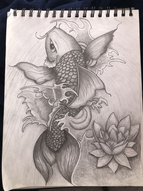 Water Lily And Koi Fish Tattoo, Lily Sketch, Asian Lilies, Lily Drawing, Lilies Drawing, Pond Lily, Fish Background, Soulful Art, Beautiful Flower Tattoos