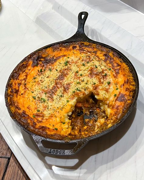 Shepherd’s Pie — Cast Iron and Lace - A Cajun Recipe and Lifestyle Blog Southern Shepards Pie, Cajun Shepherds Pie Recipe, Shepherd Pie, Paul Prudhomme, Shepard's Pie, Rice And Gravy, Steak And Rice, Louisiana Seafood, Shepards Pie