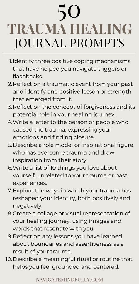 journal prompts for trauma healing Soul Healing Journal Prompts, Recovery Journaling Prompts, Anxiously Attached Healing Journal, Therapy Journaling Prompts, Healing Prompts, Healing Journal Prompts, Prompts For Healing, 50 Journal Prompts, Mindfulness Journal Prompts