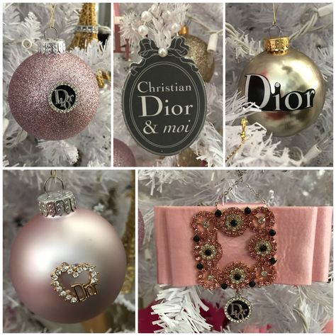 Dior Christmas. Designer Christmas. Luxury Christmas. Ornaments. Christmas 2017 Dior Christmas, Schema Therapy, Designer Christmas, Christmas Luxury, Luxury Christmas, Christmas 2017, Ornaments Christmas, Cricut Projects, Christmas Bulbs