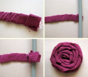 Crafting: Fabric Rosettes – lillyella Fabric Rosette, Making Fabric Flowers, Diy Flores, Fleurs Diy, Fabric Flower Tutorial, Cloth Flowers, Fabric Flowers Diy, Crafty Craft, Ribbon Flowers