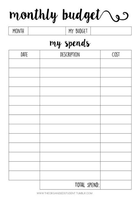 The Ultimate List of Budgeting Printables from Pinterest | Busy Budgeter Planer Organisation, Studie Hacks, Budget Sheet, Printable Budget, Money Budget, Budget Planer, Organization Printables, Student Organization, Budget Printables