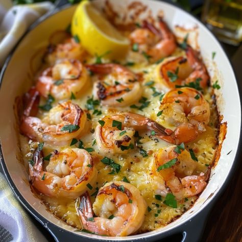 Magic Baked Shrimp in Lemon Butter Sauce Baked Shrimp Recipes, Homemade Big Mac, Peach Pound Cakes, Easy Carrot Cake, Carrot Cake Cheesecake, Shrimp Dinner, Frozen Shrimp, Baked Shrimp, Lemon Butter Sauce