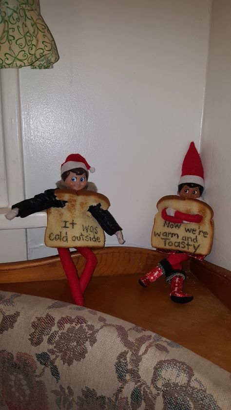 elf on the shelf after being outside all day Elf Ideas Easy, Elf Games, Awesome Elf On The Shelf Ideas, Elf Magic, Elf Activities, Xmas Elf, Elf Antics, Elf Fun, Elf Ideas