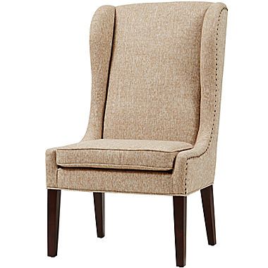 jcp | Taylor Wing Dining Chair Beige Accent Chair, Traditional Dining Chairs, Madison Park, Elegant Dining, Upholstered Dining Chairs, Wingback Chair, Room Chairs, Modern Chairs, Dining Chair Set