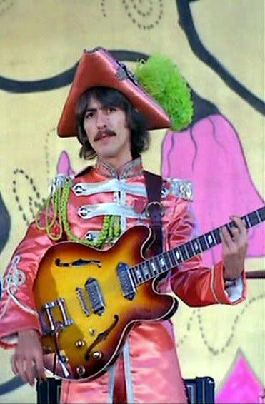 George Harrison with the Sgt. Peppers Lonely Hearts Club Band... we hope you will enjoy the show. Sgt Peppers Lonely Hearts Club Band, Lonely Hearts Club, Beatles George Harrison, John Lennon Paul Mccartney, Beatles George, Beatles Photos, Beatles Pictures, Sgt Pepper, Beatles John