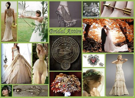 'The Hunger Games' inspired wedding mood board Hunger Games Color Palette, Hunger Games Set Design, Hunger Games Favorite Color, Hunger Games Capitol Party, Hunger Games Wedding, Hunger Games Theme, Games Wedding, Wedding Games, Wedding Mood Board