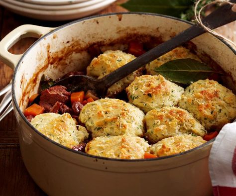 Classic beef stew with dumplings Gordon Ramsay Beef Stew, Stew Dumplings Recipe, Stew Dumplings, Stew With Dumplings, Beef Stew With Dumplings, Beef Dumplings, Stew And Dumplings, Classic Beef Stew, Dumplings Recipe