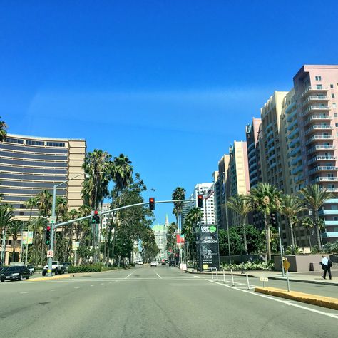 Downtown Long Beach California Downtown Long Beach, Long Beach California, California Dreamin', Beach California, Luxury Apartments, Long Beach, Street View, California