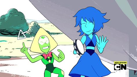 "They’re so perfect together." | Steven Universe | Know Your Meme Steven Universe Lapidot, Lapis Lazuli Steven Universe, Lapis And Peridot, Greg Universe, Peridot Steven Universe, Perfect Together, Universe Art, Space Rock, Making Music