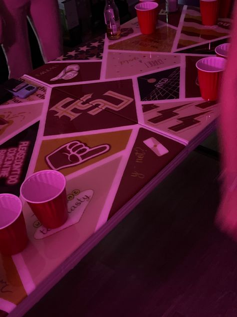 Sec College Aesthetic, Fsu College Aesthetic, Florida State University Aesthetic, College Life Aesthetic Party, Fsu Aesthetic, College Core, Lsu Game, College Wall Art, Future Aesthetic