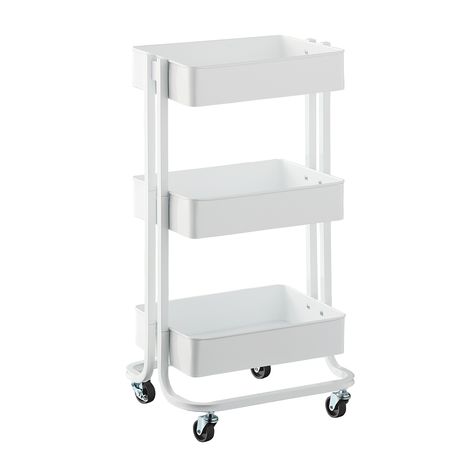 NEW Pantry Organizers, Storage Trolley, Hamper Storage, Rolling Cart, Storage Cart, The Container Store, Shop Organization, Container Store, Refrigerator Freezer