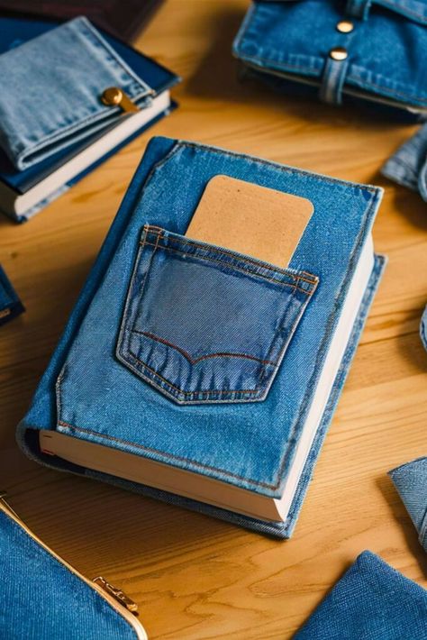 20 DIY Book Cover [Easy To Wrap] – craftydiyers.com Diy Bible Covers With Pockets, Diy Quilted Book Cover, Diy Book Pouch, Denim Book Cover, Book Cover Protector, Diy Book Cover Ideas Creative Notebooks, Diy Bible Cover Ideas, Handmade Book Covers Diy, Diy Book Covers