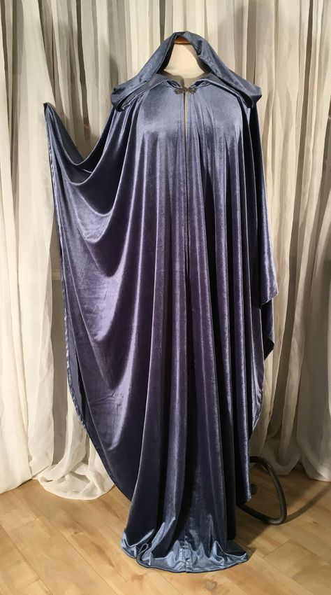 Arwen cloak. Comes with clasp choices. Percy Jackson Musical, Velvet Cloak, Wizard Party, Star Wars Fashion, Real Steel, Fantasy Dress, Stretch Velvet, Full Circle, Green Velvet