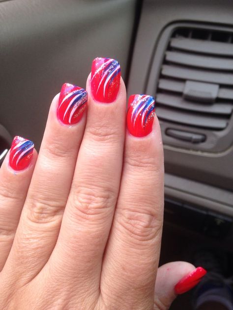 Nail Designs For Memorial Day, Nails For Memorial Day, 4july Nails, Patriotic Nails Design Memorial Day, Red Fourth Of July Nails, Elegant 4th Of July Nails, Memorial Day Nails Dip, Memorial Day Nail Ideas, Mani For Short Nails