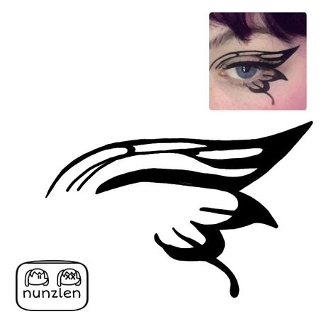 Eyeliner Drawings, Makeup Stencils, Eyeliner Designs, Anime Eye Makeup, Makeup Drawing, Face Art Makeup, Graphic Eyeliner, Swag Makeup, Emo Makeup