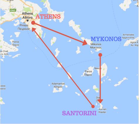 1 Week in Greece: Itinerary for Athens, Mykonos, Santorini 2 Weeks In Greece, Greece Itinerary One Week, Greece And Italy Itinerary, Travel In Greece, Greek Islands Vacation, Greece Itinerary, Greek Vacation, Vacation Wishes, Greek Travel