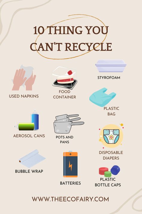 While most people are aware of the importance of recycling and the benefits it can provide to the environment, not everyone understands that there is a distinction between what can and cannot be recycled. If you're interested in going green and stepping up your recycling efforts, you may be surprised at what types of things you can't send to the recycling bin. Find out here 👈👈👈 👈👈👈👈👈 What To Recycle, Recycle Preschool, What Can Be Recycled, Benefits Of Recycling, Importance Of Recycling, Recycling For Kids, Room Checklist, Types Of Waste, Environmentally Friendly Living