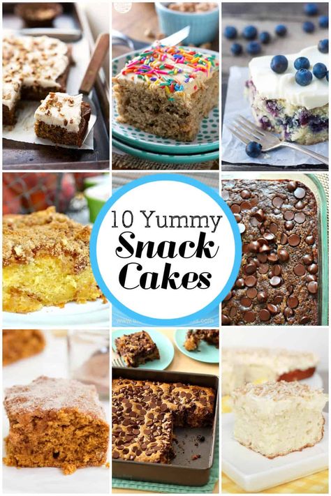 Easy Snack Cake Recipes, Snack Cakes Recipes Simple, Snack Cakes Recipes, Snack Cake Recipes 8x8, 8x8 Cake Recipe, Snack Cake Recipes, Banana Snack Cake, Applesauce Spice Cake, Little Debbie Snack Cakes