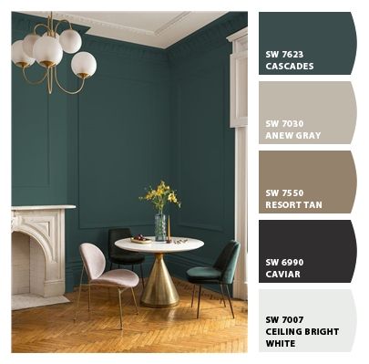 Sherwin Williams Cascades Bathroom, Cascades Green Sherwin Williams, Cascades Paint Sherwin Williams, Cascade Paint Color, Emerald Paint Color Sherwin Williams, Wherein Williams Cascades, Cascades Sherwin Williams Bedroom, Sherwin Williams Cascades Bedroom, Cascades Paint Color