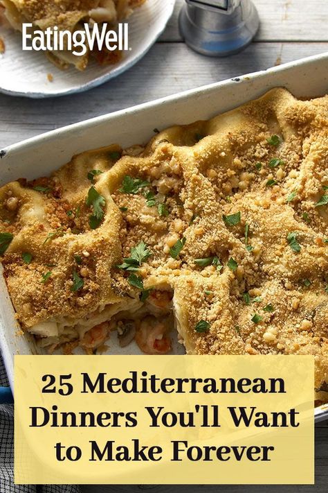 Best Mediterranean Dinner Recipes, Quick Healthy Mediterranean Dinner, Easy Dinner Mediterranean, Mediterranean Diet Recipes Mushrooms, Mediterranean Make Ahead Meals, Mediterranean For A Crowd, Easy Mederteranian Diet Recipes, Mediterranean Diet Chinese Food, Healthy Meditteranean Recipes