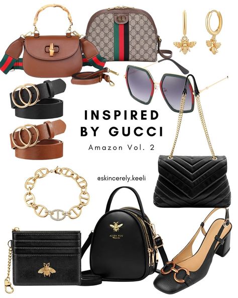 Bougie On A Budget, Look Expensive On A Budget, How To Look Expensive, Gucci Purse, Amazon Clothes, Crossbody Handbags, Designer Crossbody Bags, Amazon Gifts, Handbags For Women