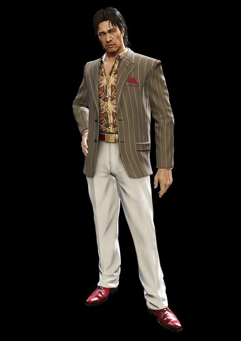 Yakuza Boss Character Design, Jun Oda, Yakuza Character Design, Mid 90s Aesthetic, Cyberpunk Male, Mafia Style, Delta Green, Yakuza Series, Austrian Empire