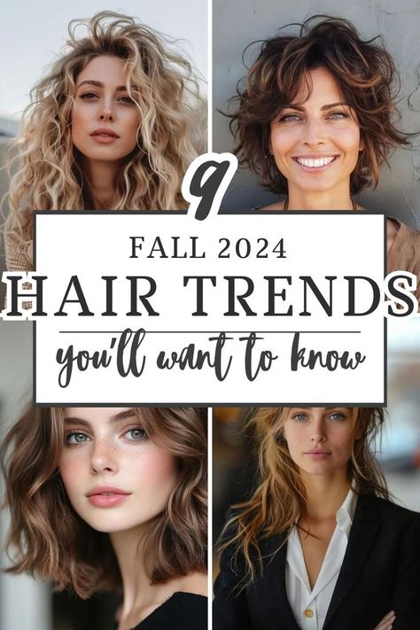 These fall hair trends are so gorgeous, we're so glad they're IN!! Hairstyles Fall, Fall Hair Trends, Hair 2024, Winter Hair, Trending Hairstyles, Fall 2024, Fall Hair, Hair Trends, Need To Know