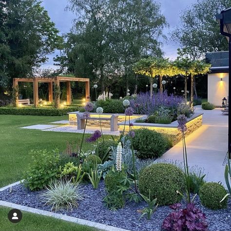 Moderne Have, Contemporary Garden Design, Back Garden Design, Patio Garden Design, Modern Garden Design, Have Inspiration, Outdoor Gardens Design, Backyard Garden Design, Garden Landscape Design