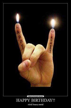 Heavy Metal Birthday Quotes. QuotesGram Heavy Metal Birthday, Funny Birthday Pictures, Metal Birthday, Funny Happy Birthday Pictures, New Funny Memes, Funny Texts From Parents, Funny Memes About Girls, Happy Belated Birthday, Super Funny Quotes