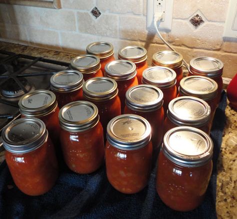 Canned Sloppy Joe Sauce | This Lady's House: Just add meat! Canned Sloppy Joe Sauce, Sloppy Joe Sauce, Sauce Spaghetti, Canning 101, Home Canning Recipes, Canning Vegetables, Canning Food Preservation, Canned Food Storage, Canning Tips