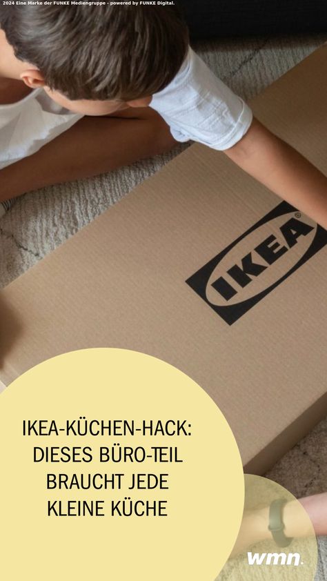 Ikea Küchen-Hack: Ein beliebter Büro-Artikel von Ikea schafft Ordnung und Stil in deiner Küche. Hier erfährst du, welcher es ist. Diy Hack, Ikea Diy, Ikea Hacks, Ikea Hack