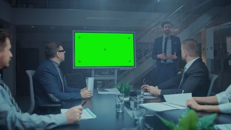 Corporate Meeting Room Creative Director Uses Stock Footage Video (100% Royalty-free) 1028612342 | Shutterstock Corporate Meeting Room, Chroma Key Backgrounds, Video Design Youtube, Image Spiderman, Corporate Meeting, Free Green Screen, Editing Video, Learn Photo Editing, First Youtube Video Ideas