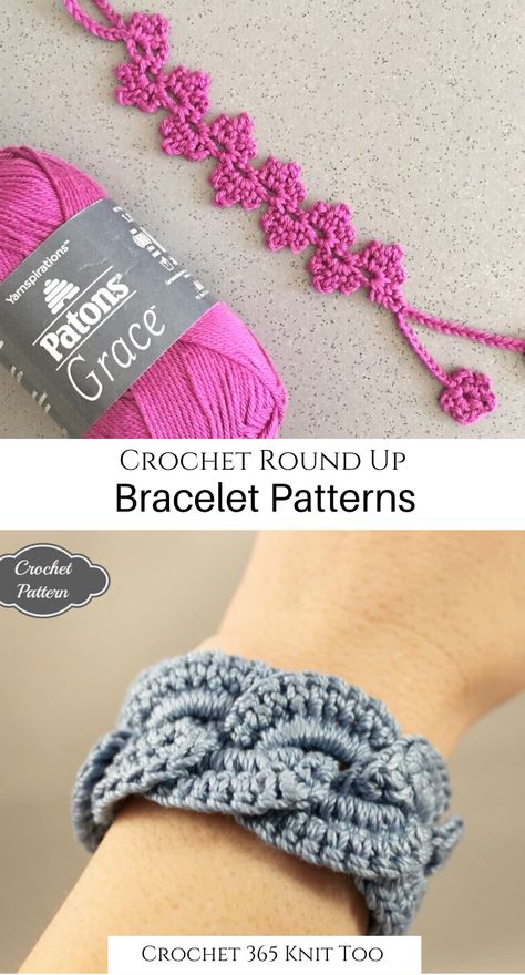 Crochet Flower Bracelet Designs Crocheted Bracelets With Beads, Beaded Crochet Bracelets, Crochet Bracelet Patterns, Crocheted Bracelets, Bracelets Crochet, Diy Crochet Bracelet, Crochet Bracelet Tutorial, Oya Crochet, Crochet Thread Patterns