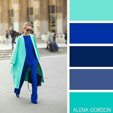 Blue Color Combinations Clothes, Royal Blue Color Combinations, Royal Blue Outfits, Blue Color Combinations, Colour Combinations Fashion, Color Combinations For Clothes, Color Balance, Royal Blue Color, Blue Outfit