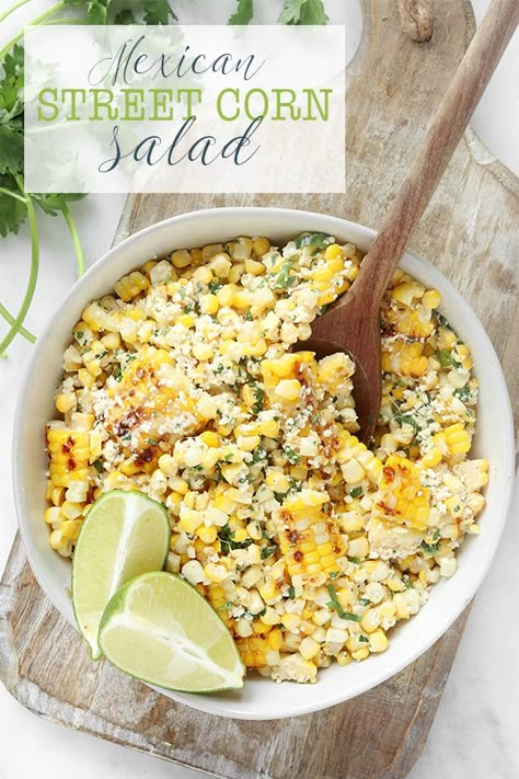 Mexican Street Corn Dip, Mexican Street Corn Recipe, Street Corn Recipe, Street Corn Salad, Mexican Street Corn Salad, Corn Salad Recipes, Resep Salad, Corn Recipe, Mexican Street Corn