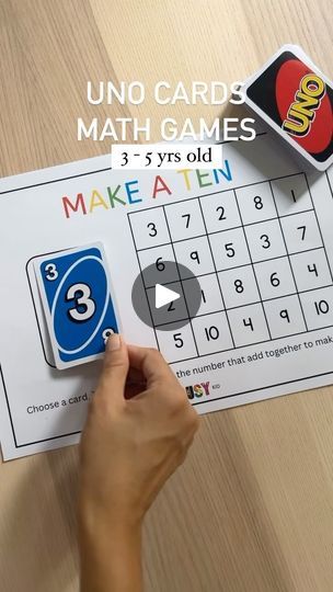 73K views · 2.5K reactions | Comment ‘GAMES’ to get a direct link to all these 10 fun UNO cards math games .  UNO cards are always a hit with kids and these games go further to help them build math skills .  These are perfect for kids 3-5 yrs old and are absolutely NO PREP so just print and keep your kids away from screen with these fun and engaging games.  #simpleactivities #activitiesforkids | Arwa Saif | my_busy_kid | LÒNIS & Daphne Willis · Good to Go Uno Math Game, Games For 5 Yrs Old, Math Rti, Uno Cards, Pre Kindergarten, Numeracy, Math Skills, Math Games, Business For Kids