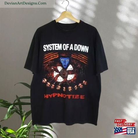 Vintage System Of A Down T-Shirt Hoodie Sweatshirt Check more at https://devianartdesigns.com/product/vintage-system-of-a-down-t-shirt-hoodie-sweatshirt/ System Of A Down, Logo Name, Music Band, Unisex Tshirt, Unisex Shorts, Vintage Tshirts, Unisex Sweatshirt, Knit Jersey, Printed Shirts