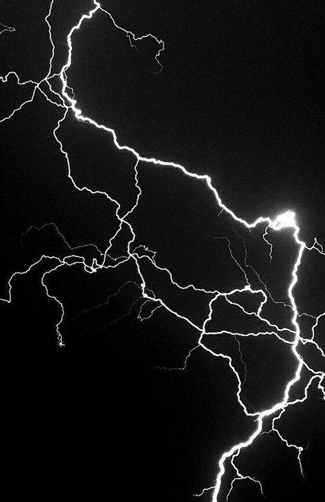 Lightning In The Sky, Lightning Strikes, Black Aesthetic Wallpaper, White Photo, Black Aesthetic, Aesthetic Wallpaper, Night Sky, We Heart It, Black And White