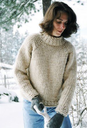 Knitting Pure and Simple Women's Sweater Patterns - 224 - Weekend Neckdown Pullover Pattern Knit Items, Bulky Knit, Chunky Knitting, Start Knitting, Super Bulky Yarn, Knitted Wit, Knit Sweaters, Easy Knitting Patterns, Online Pattern