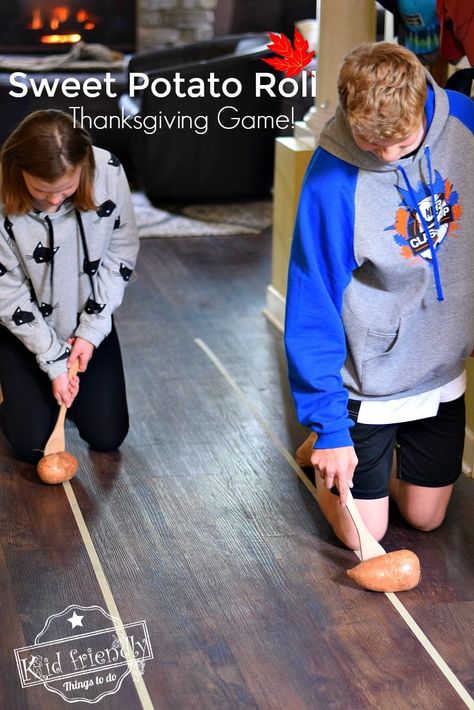 Over 10 Easy Minute to Win It Games that are Kid Friendly with a Fall Theme. These Thanksgiving Party games are perfect for kids, teens and adults. The whole family will enjoy these hilarious Thanksgiving or Fall Games to Play with Kids. www.kidfriendlythingstodo.com #familythankgsivinggames #thanksgivingpartygamesforkids #thanksgivingfungamesforkids #thanksgivingschoolgames #easythanksgivinggamesforkids Minute To Win It Thanksgiving, Thanksgiving Party Games, Thanksgiving Family Games, Thanksgiving Games For Adults, Fun Thanksgiving Games, Family Games To Play, Play With Kids, Thanksgiving Games For Kids, Thanksgiving School