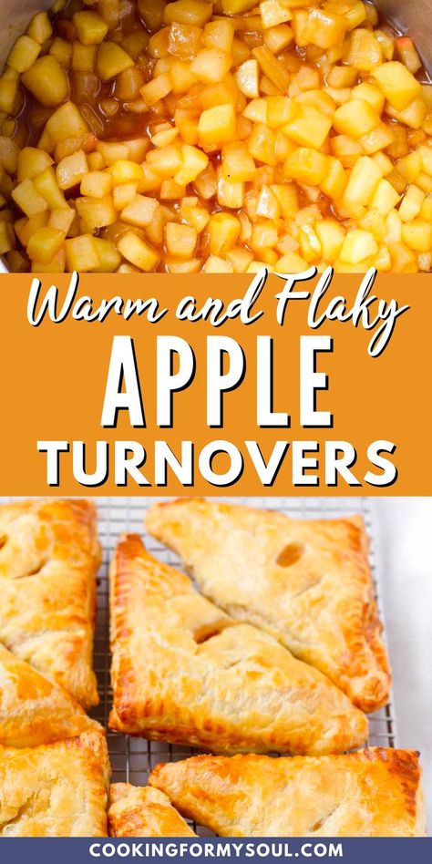 Apple Turnovers With Pie Crust, Turnovers With Pie Crust, Puff Pastry Apple Turnovers, Apple Turnovers With Puff Pastry, Puff Pastry Turnovers, Pastry Turnovers, Puff Pastry Apple, Dessert Pie Recipes, Puff Pastry Crust